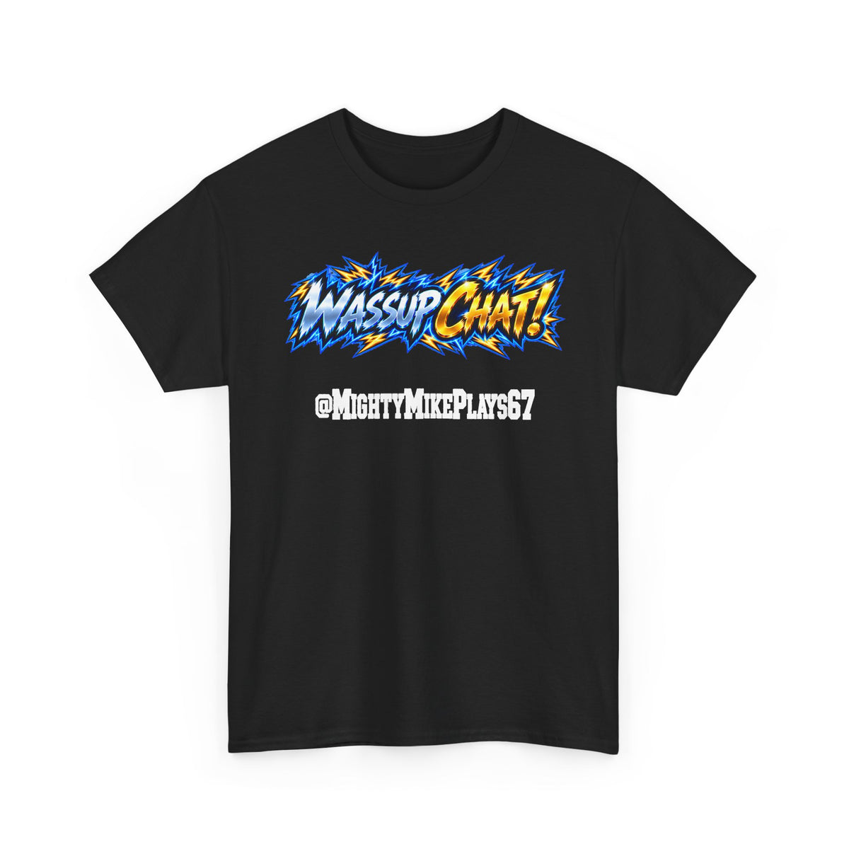 Wassup Chat! Graphic Tee – Retro Comic Gamer Shirt