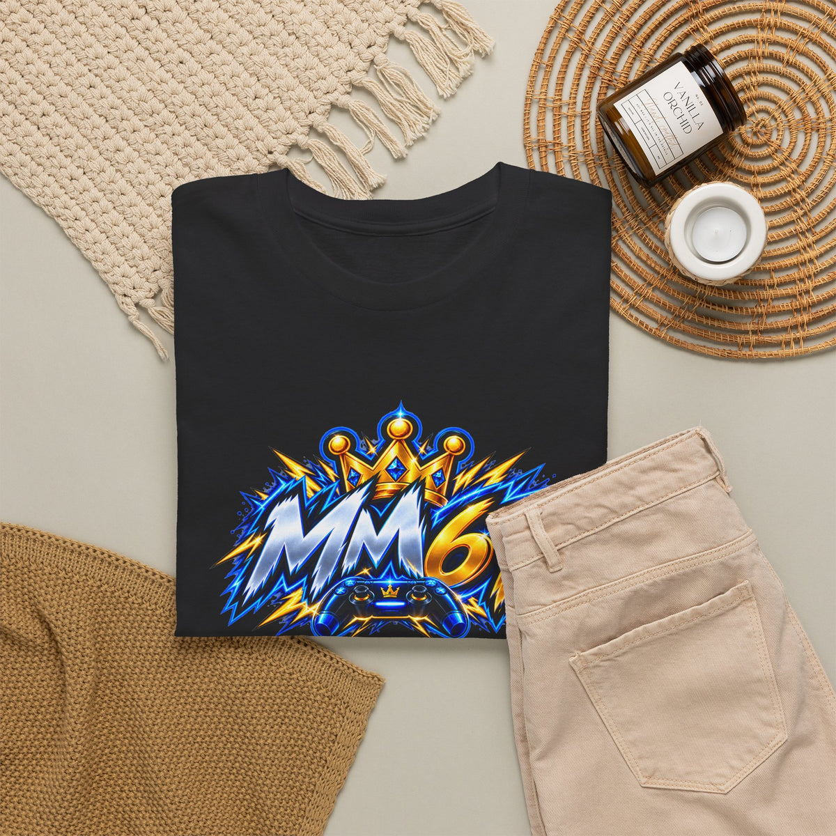 👑 MM67 “WASSUP CHAT” Black Tee — SIGNATURE EDITION 🎮⚡