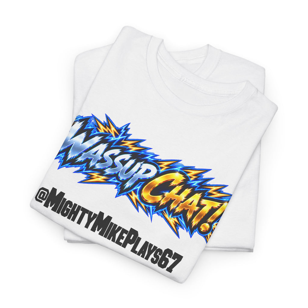 ⚡ “WASSUP CHAT!” Black Tee — HYPE MODE 🎮🔥