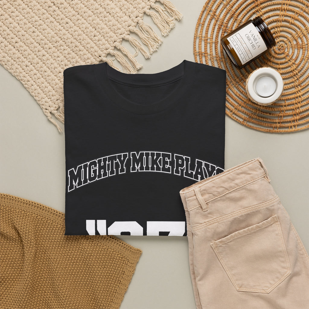 🏆 MIGHTY MIKE “67” Black Tee — VARSITY EDITION 🎮