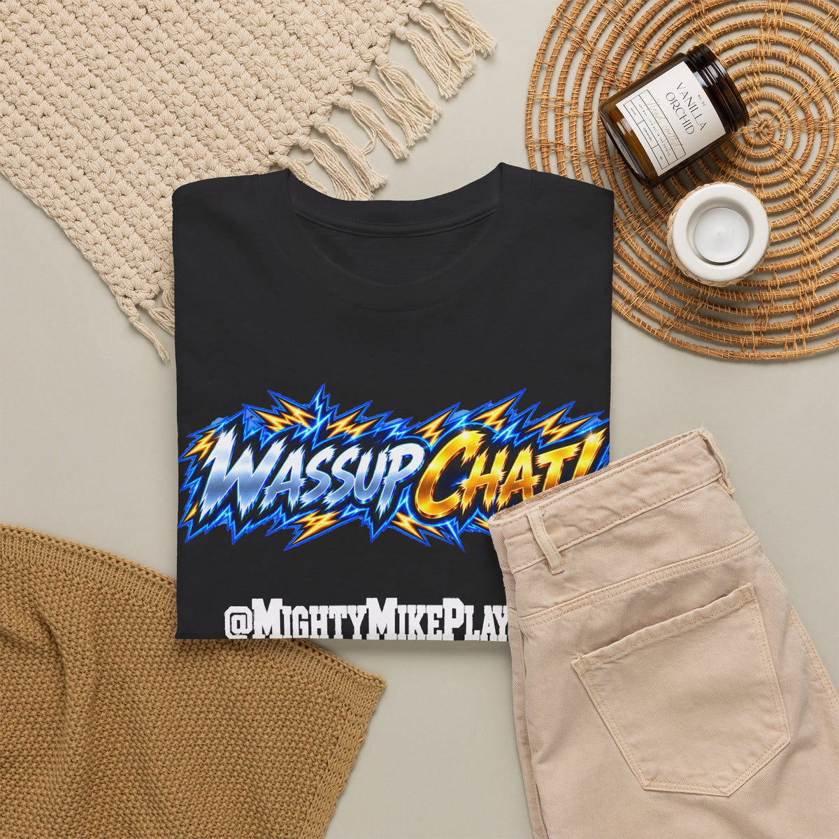 Wassup Chat! Graphic Tee – Retro Comic Gamer Shirt