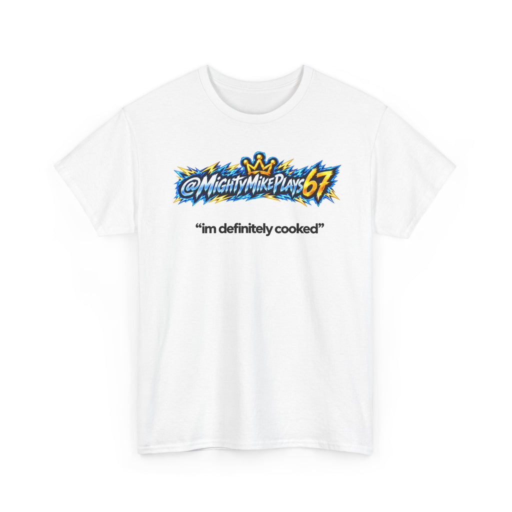 🎮 “I’M DEFINITELY COOKED” White Tee — VIRAL MODE 👑
