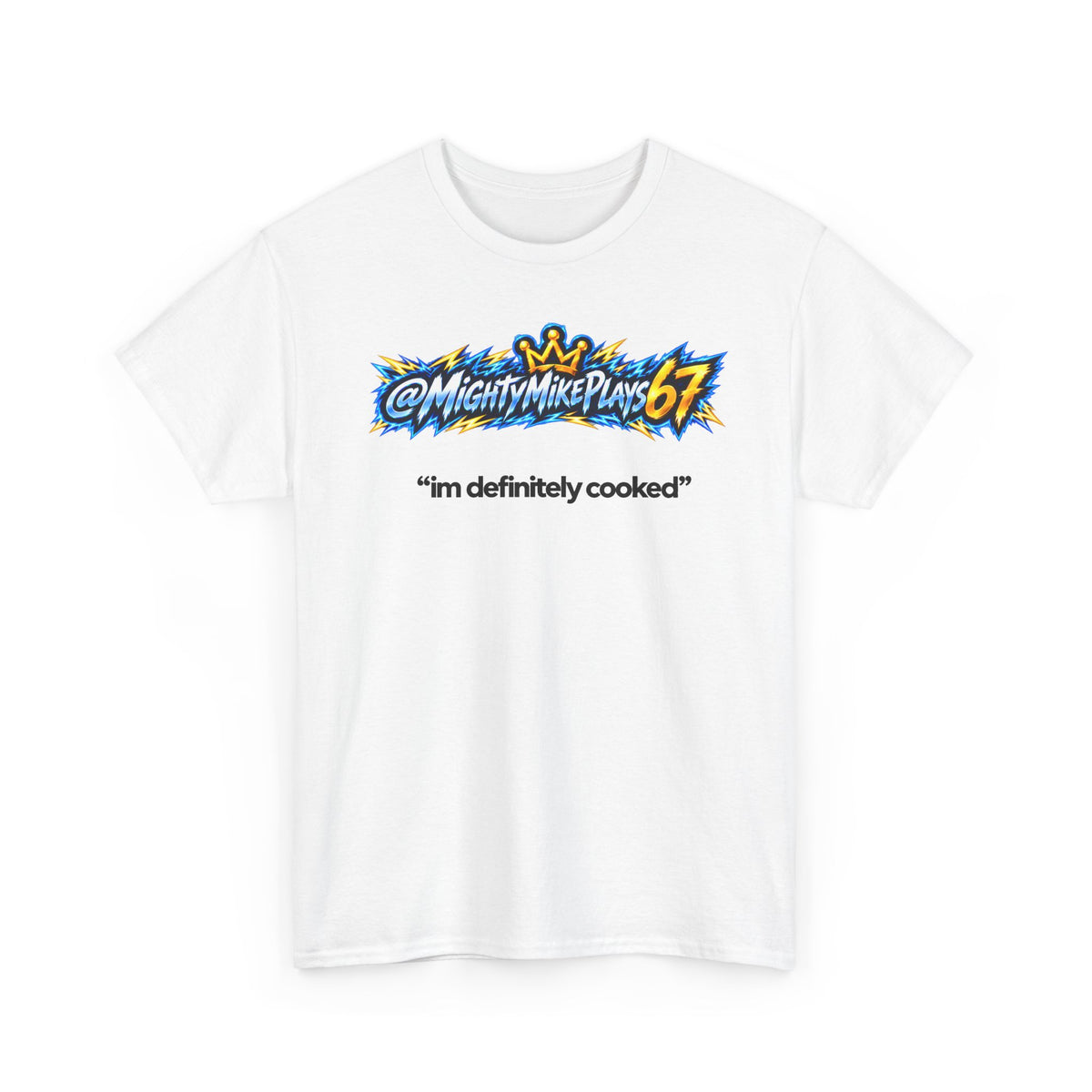 🎮 “I’M DEFINITELY COOKED” White Tee — VIRAL MODE 👑