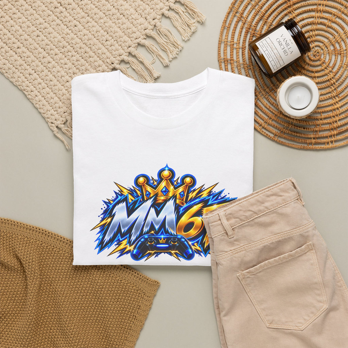 👑 MM67 “WASSUP CHAT” White Tee — SIGNATURE EDITION 🎮⚡