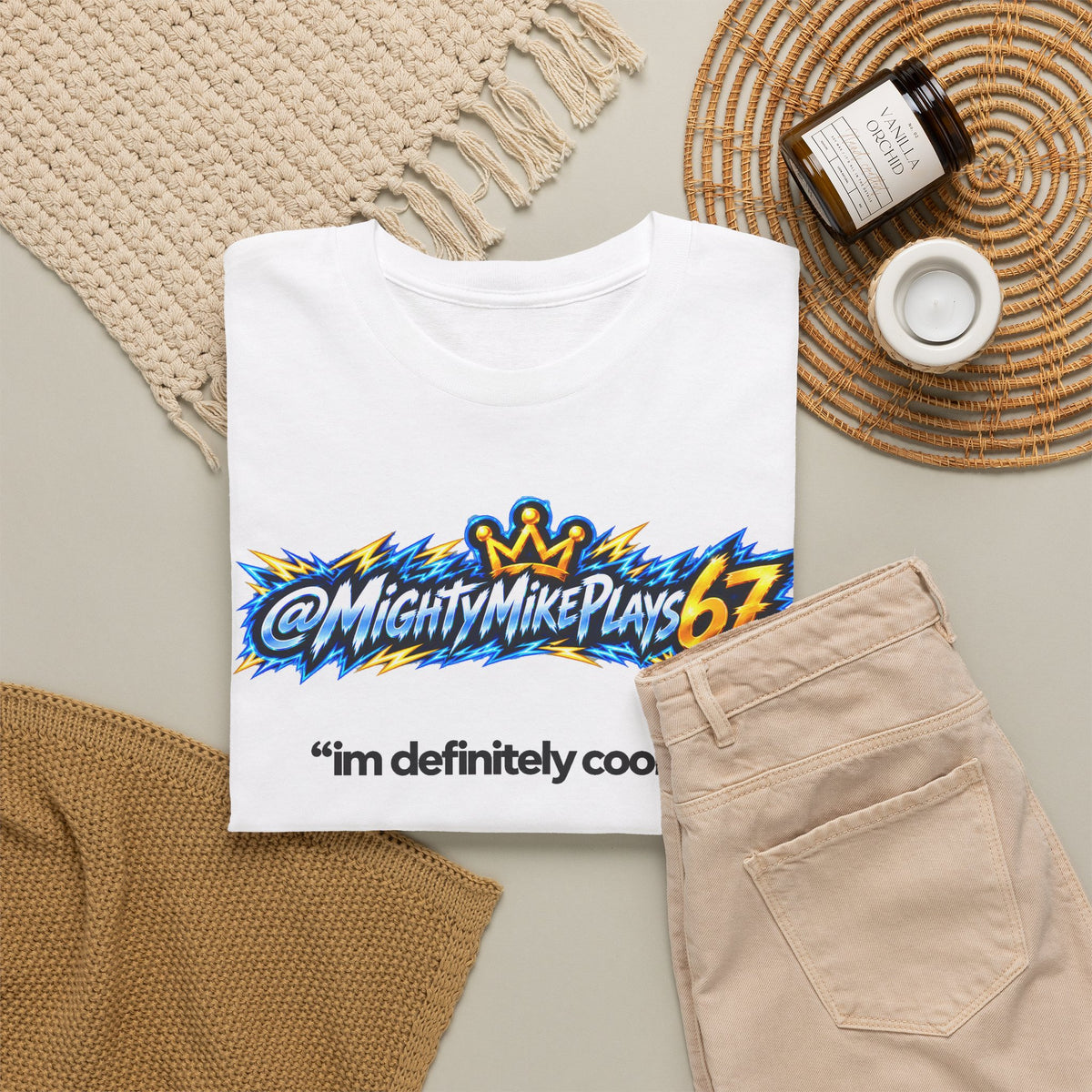 🎮 “I’M DEFINITELY COOKED” White Tee — VIRAL MODE 👑