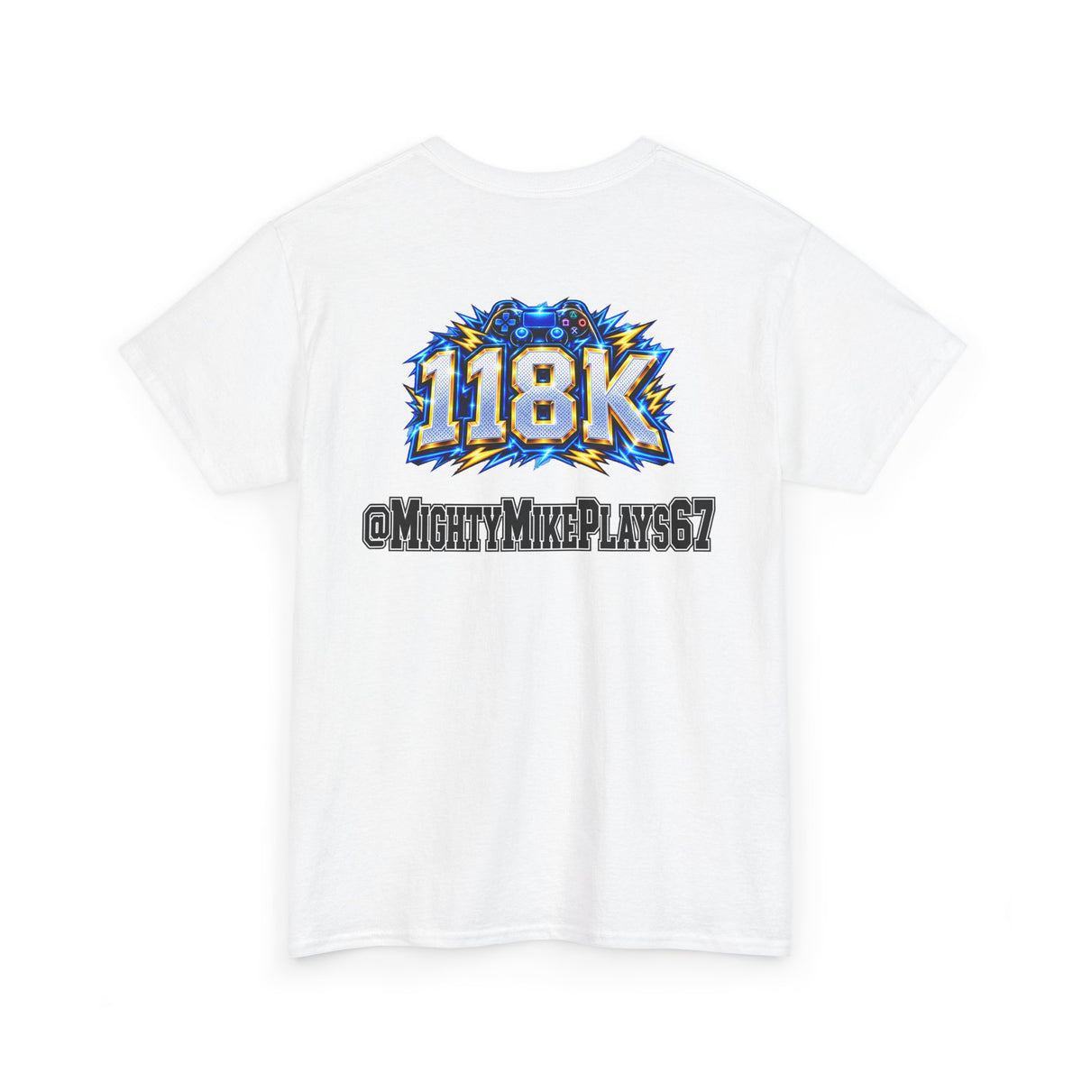 🎮 “118K” White Tee — LEGENDARY DROP 🏆⚡