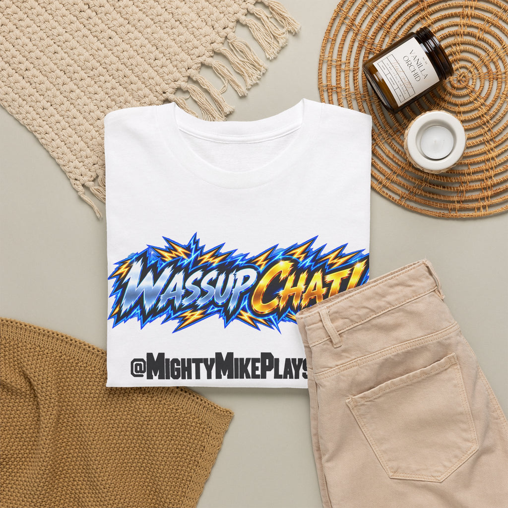 ⚡ “WASSUP CHAT!” Black Tee — HYPE MODE 🎮🔥