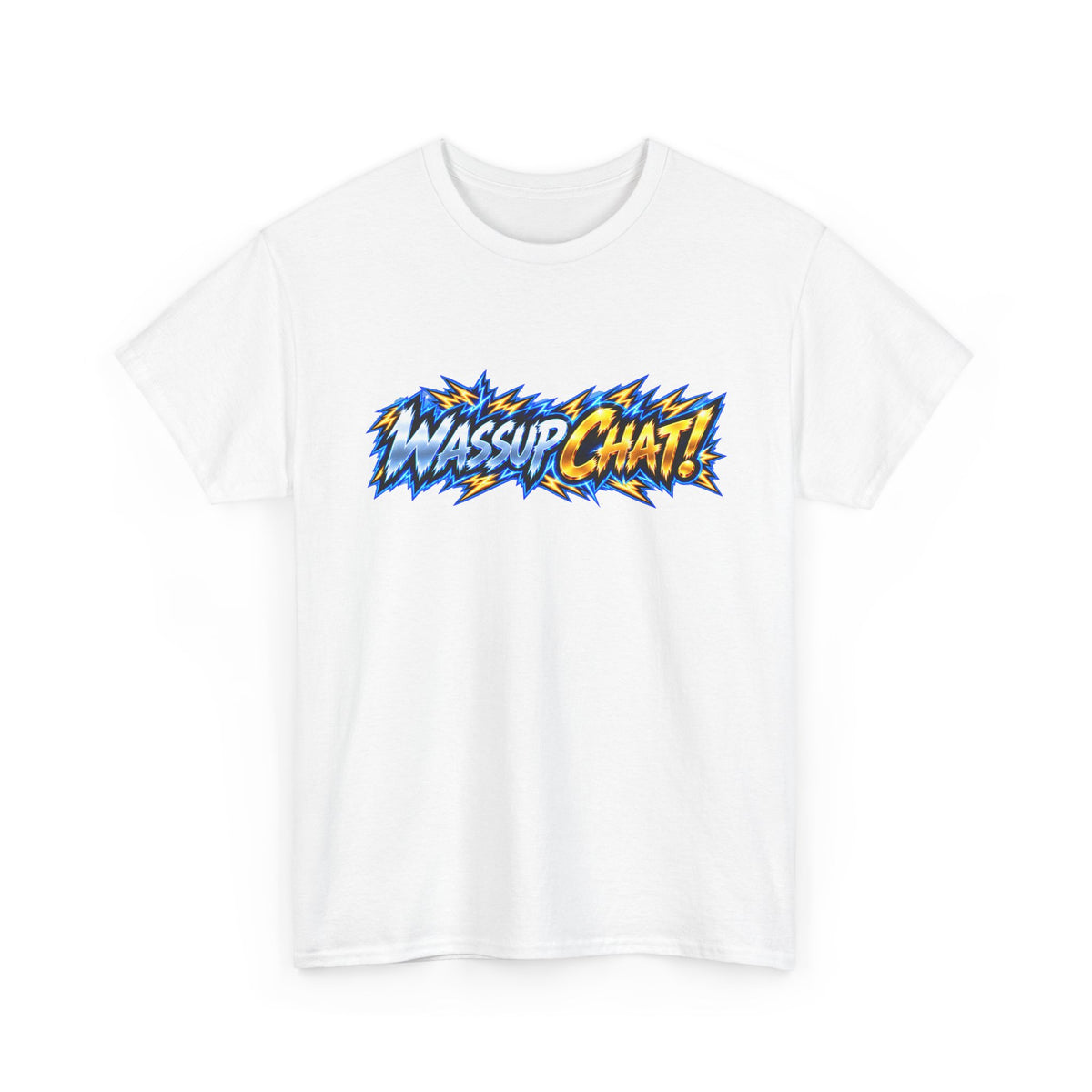 ⚡ Mighty Mike “Wassup Chat!” Tee | Front + Back 🎮