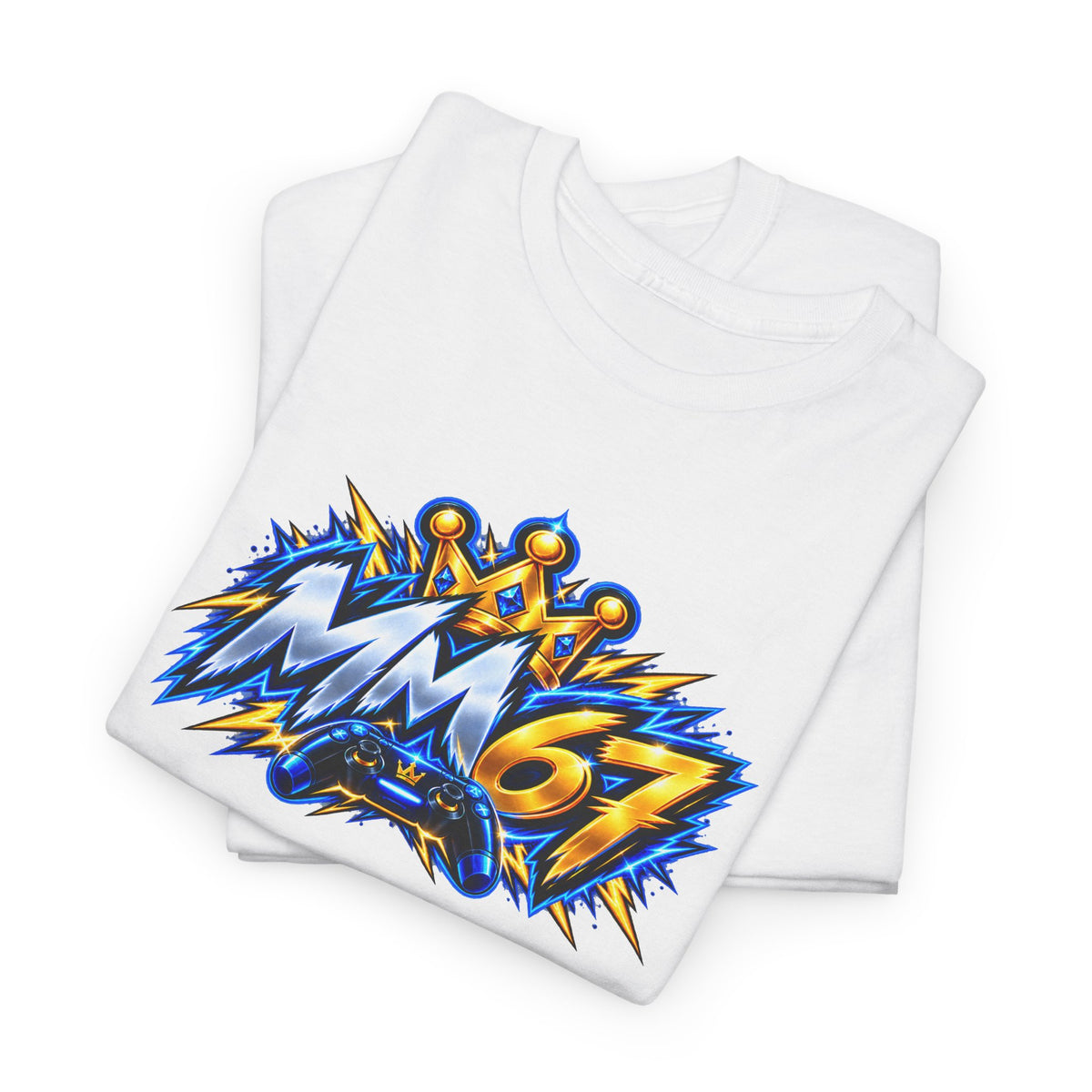 👑 MM67 “WASSUP CHAT” White Tee — SIGNATURE EDITION 🎮⚡