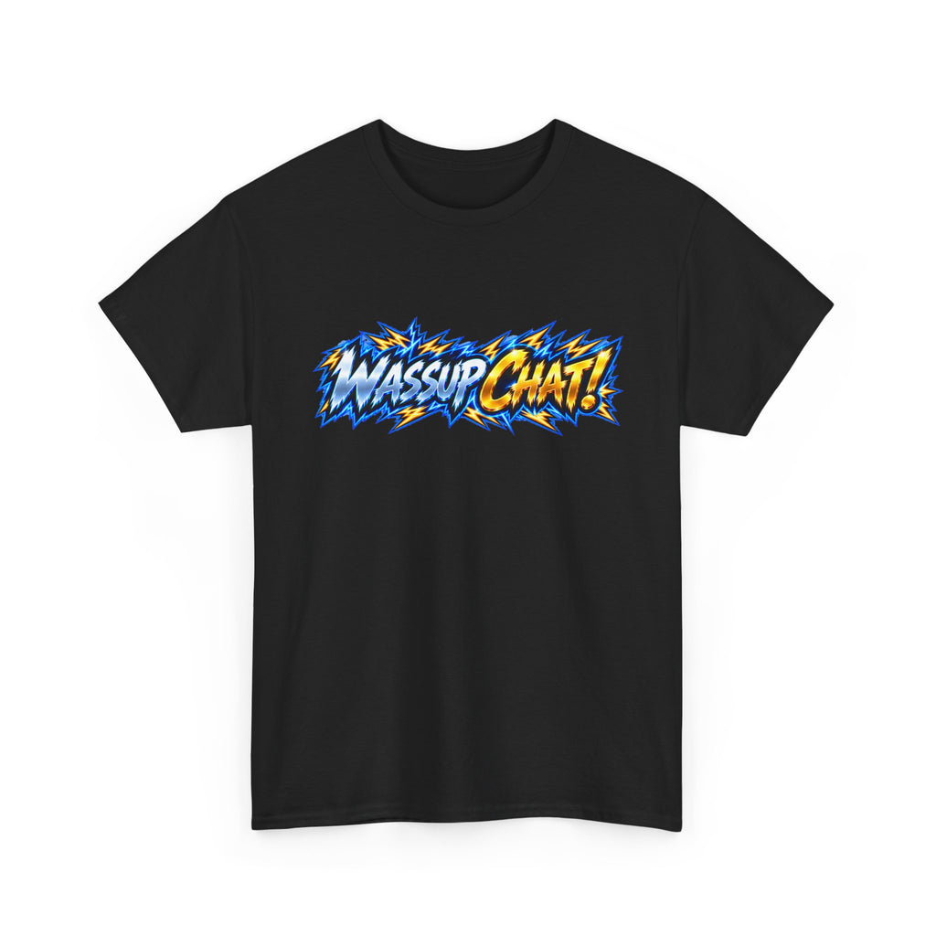 ⚡ Mighty Mike “Wassup Chat!” Tee | Front + Back 🎮