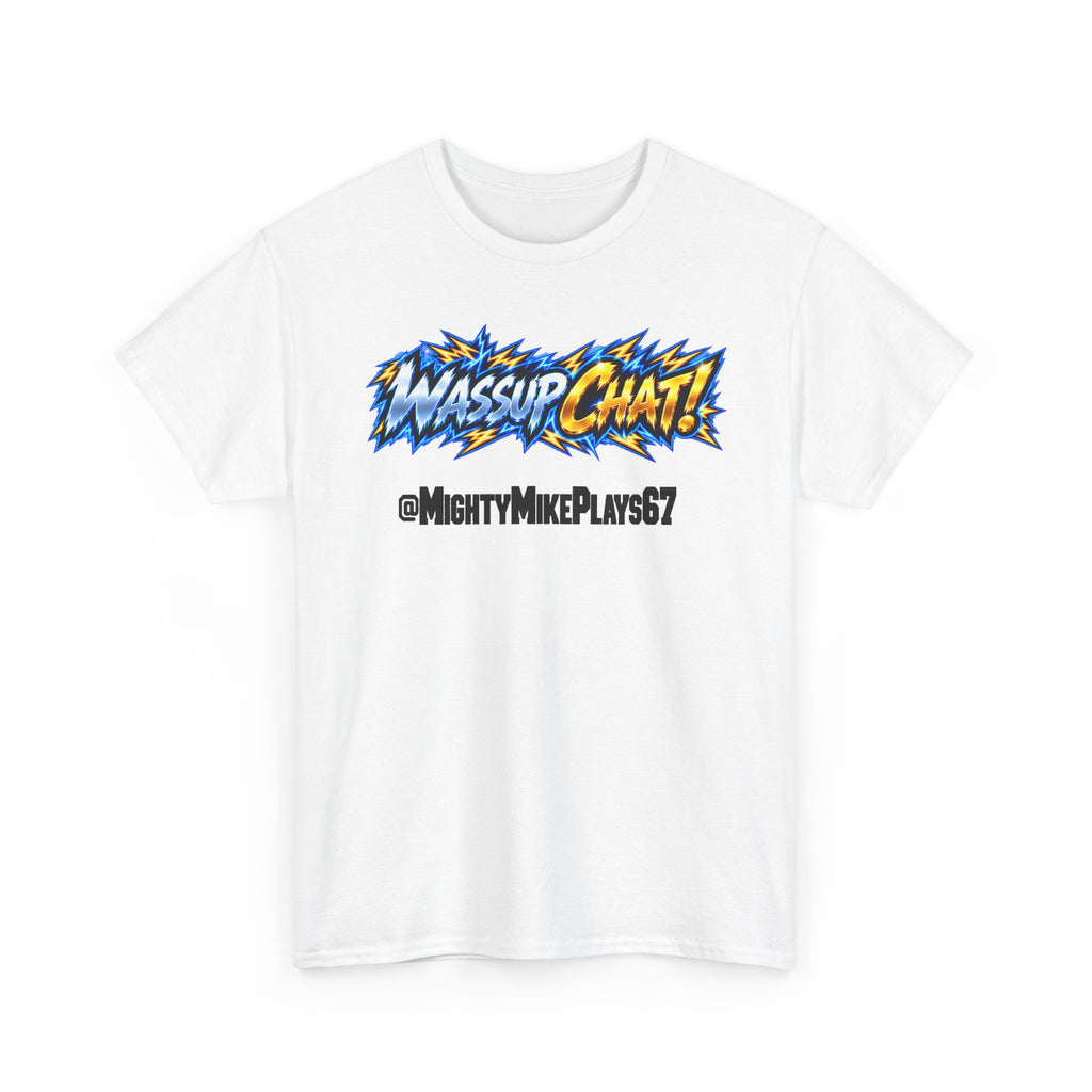 ⚡ “WASSUP CHAT!” Black Tee — HYPE MODE 🎮🔥
