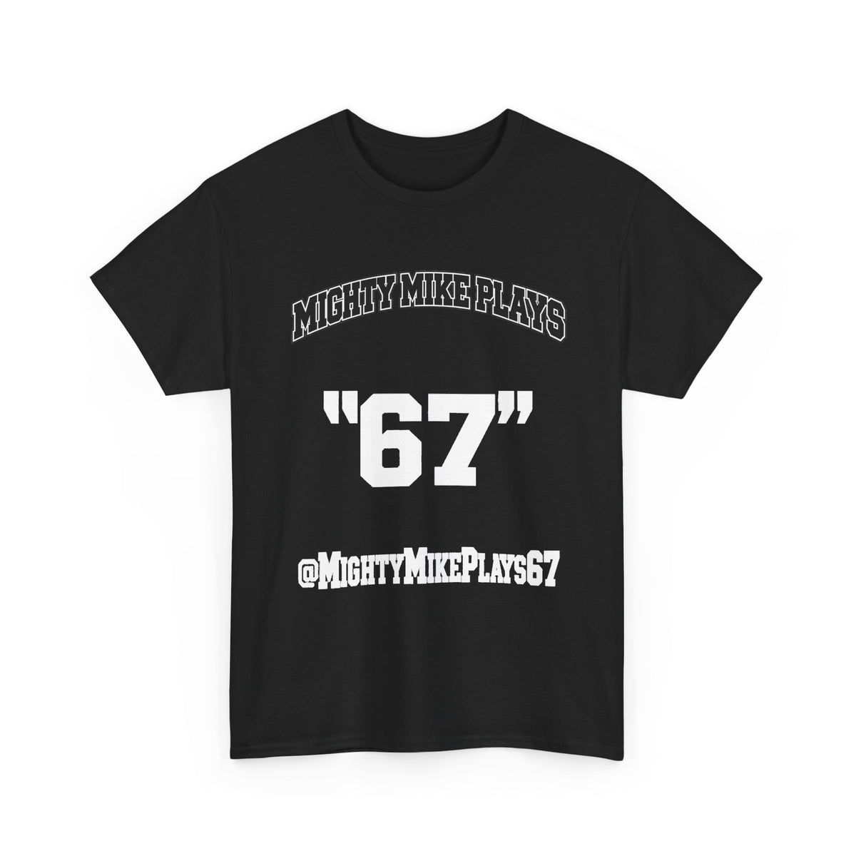 🏆 MIGHTY MIKE “67” Black Tee — VARSITY EDITION 🎮
