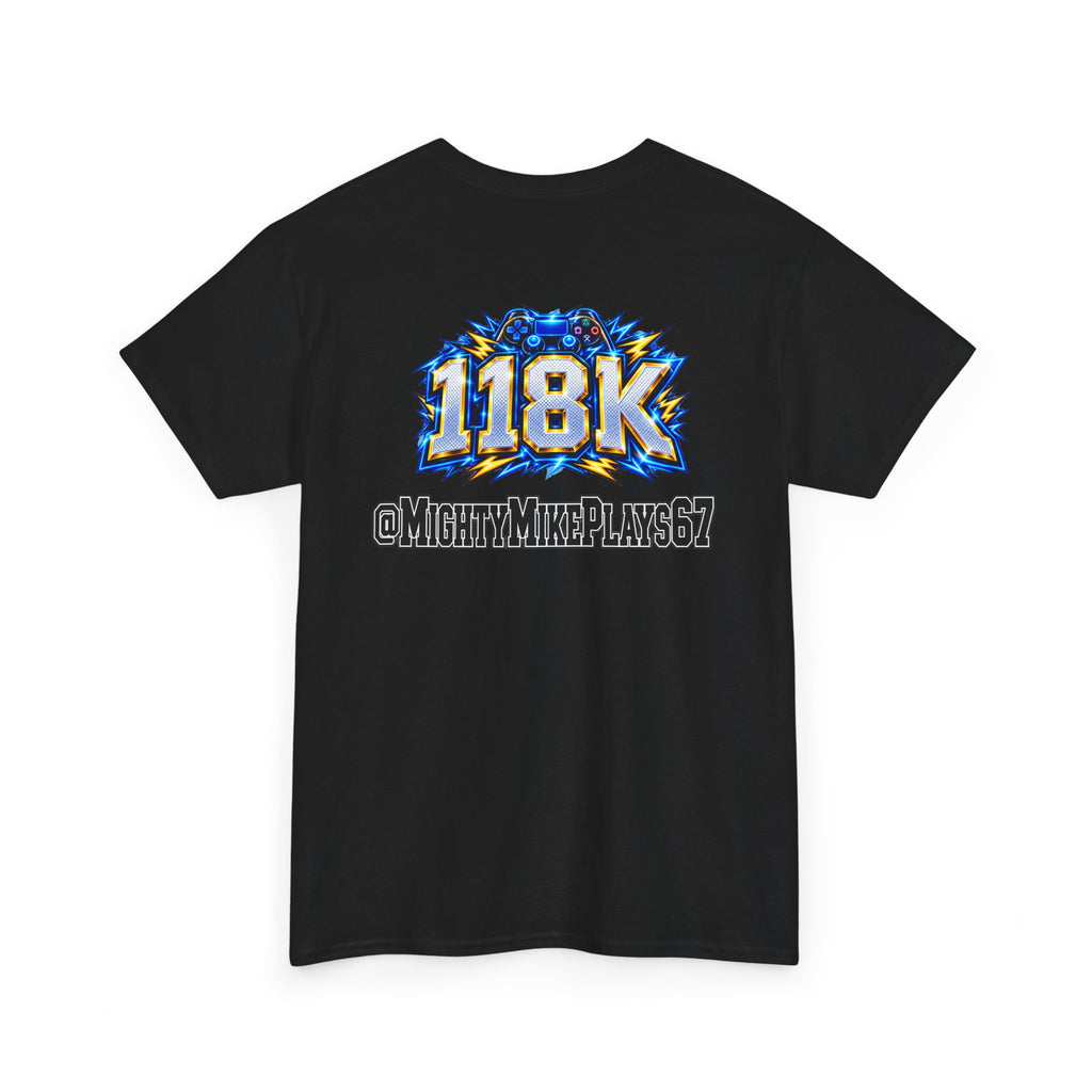 🎮 “118K” Black Tee — LEGENDARY DROP 🏆⚡
