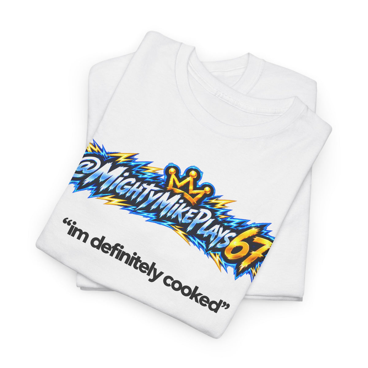 🎮 “I’M DEFINITELY COOKED” White Tee — VIRAL MODE 👑